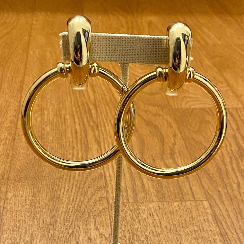Gold Hoop Earrings